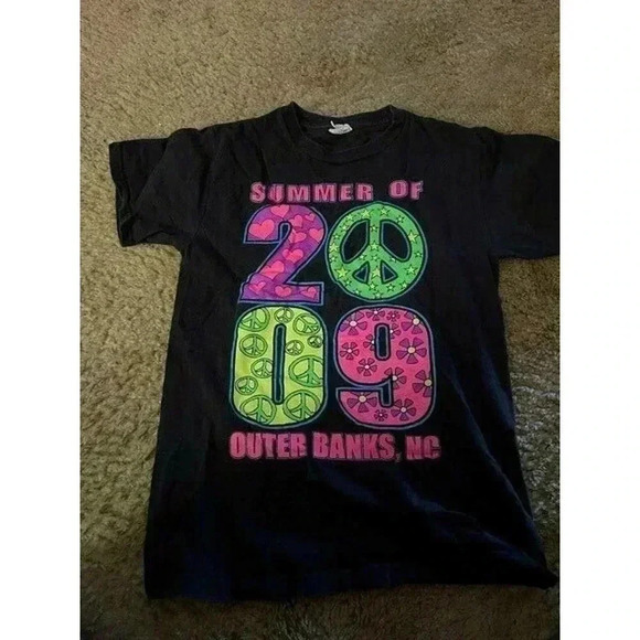 DELTA SIZE SMALL BLACK SHIRT W/ SAYING SUMMER OF 2003 - Picture 1 of 3